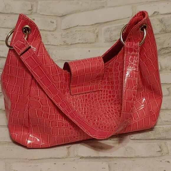 Pink Snake skin pattern purse - Picture 2 of 7